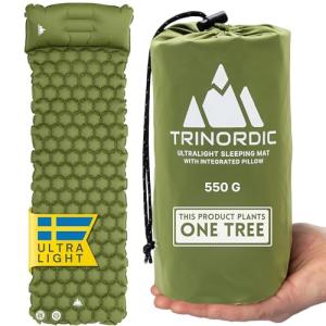 TRINORDIC Colchón de Camping Ultraligero Inflable con Almoh…