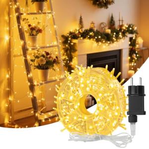 Hoteril Luci Natale Esterno, 33M 300 LEDs Luces Navidad Ext…