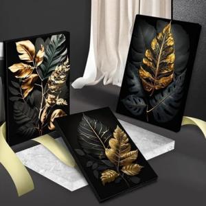 XIAOYIWIN Arte abstracto para pared, pintura de plantas, ho…