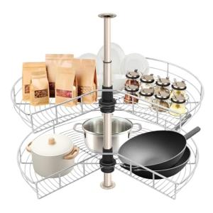 LIAIZE Carrusel de cocina de 270°, 56,5 – 79 cm, ajustable,…