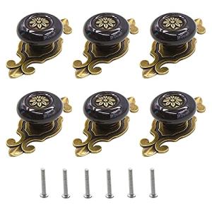 Tiradores Armarios Vintage Ceramica, 6 Pcs Perillas de Gabi…