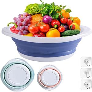 3 Piezas barreño plegable, cuenco de frutas para vegetales,…