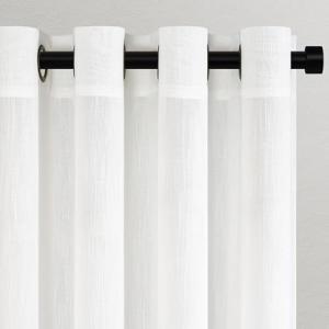 Topfinel Visillo Blancas Lino Cortinas Cocina Cortas Transl…