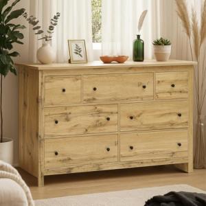 AilZylphera Cómoda de Madera con 7 cajones, 152cm de Ancho…