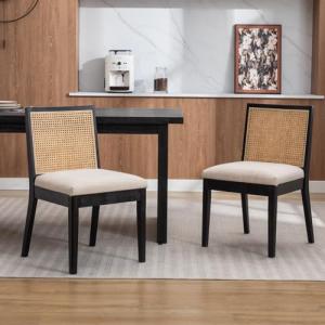 chairus Juego 2 de Sillas de Comedor Natural Silllas de Coc…
