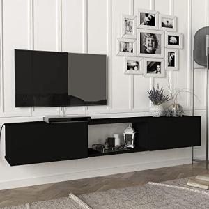 [en.casa] Mesa TV Flotante Mueble de Salón Suspendido con 3…