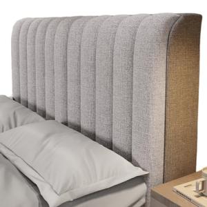 GUYIRT Funda para Cabecero Lino De Cama Funda Acolchada par…