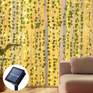 Qoosea Luces Solares de Cadena 7M 50 LED 8 Modos Guirnalda…