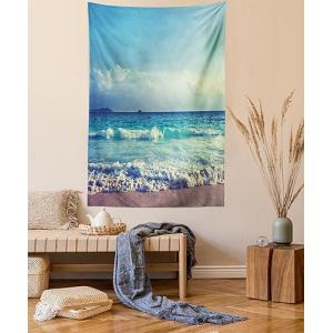 ABAKUHAUS Isla Tropical Tapiz de Pared y Cubrecama Suave, O…
