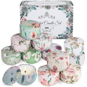 Juego de 12 Velas Aromática Perfumadas para Mujeres,Regalo…