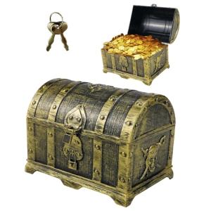 VicBou Cofre del Tesoro, Cofre del Tesoro Pirata, Caja de A…