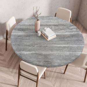 Chickwin Manteles de Mesa Impermeable Redondo Lavable, Mant…