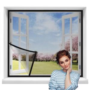 Abatible Mosquitera 175x185cm Negro mosquitera Ventana trae…