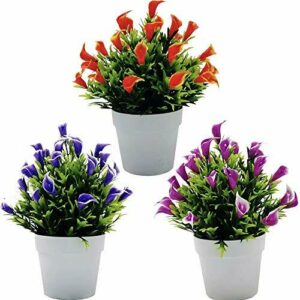 Fycooler Flores Artificiales - Plantas Artificiales Decorat…