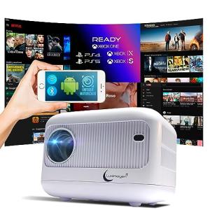 Proyector 4K con WiFi 5G Android 9.0 para Cine en casa Luxi…