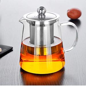 Vaso cuadrado de vidrio resistente al calor para tetera con…