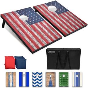 GoSports - Juego de Cornhole con diseño de bandera estadoun…
