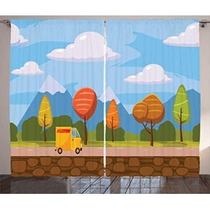 ABAKUHAUS Camiones de la Vendimia Cortinas, Los árboles del…