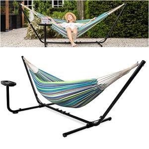 Vita5 Hamaca Jardin con Soporte y Mesita Auxiliar - Hamaca…