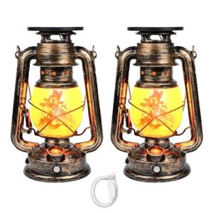 Weinsamkeit 2 Piezas Farolillos Solares Exterior, LED Lante…