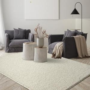 the carpet Foxy Shaggy - Alfombra de Pelo Alto para salón y…