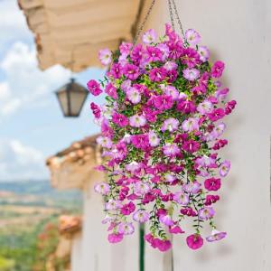 YMIFEEY 3 plantas artificiales colgantes, flores artificial…