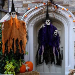 Halloween Decoracion Terror, 105*80cm Esqueleto Colgante Gr…