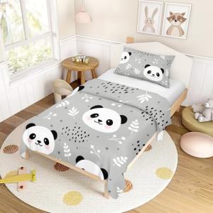 Morbuy Fundas Nordicas 90 x 190 cm y 1 Funda de Almohada 40…
