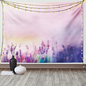 ABAKUHAUS Rosado Tapiz de Pared, Flores De Lavanda Violeta,…