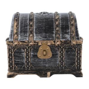 GLEAVI Cofre Tesoro Infantil Plástico Retro Grande de Pirat…