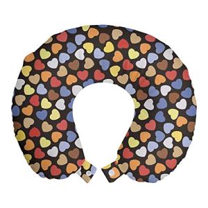 ABAKUHAUS Corazones Cojín de Viaje para Soporte de Cuello,…