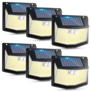Luz Exterior Solar LED Jardin: 248 LED Luces Solar con Sens…