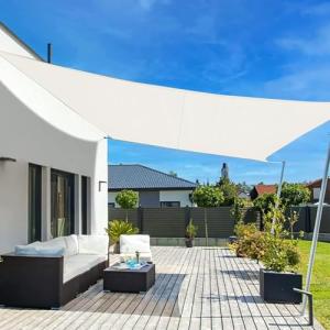 LOVE STORY Toldo Vela de Sombra 4x5m Rectangular Impermeabl…