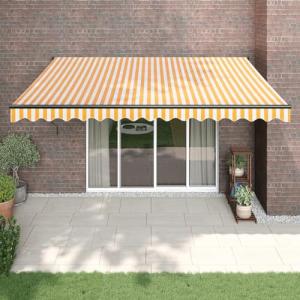IKAYAA Toldo Motorizado 4 x 3 m, Toldo Eléctrico Retráctil,…