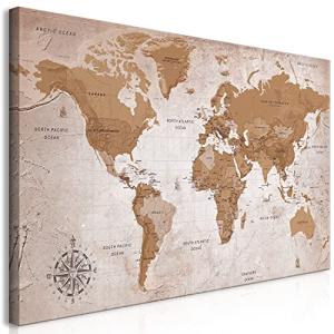 murando Cuadro Mega XXXL Mapa del mundo 170x85 cm Cuadro en…