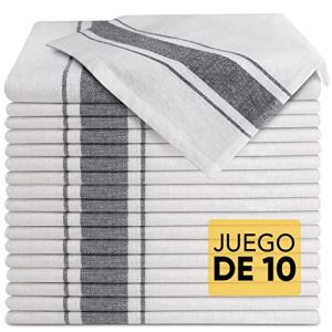 Loco Bird Paños de Cocina de 100% Algodón 45x75 cm blanco a…