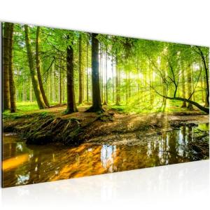 Runa Art Cuadro Decorativo Bosque paisaje 1 Parte Moderno C…