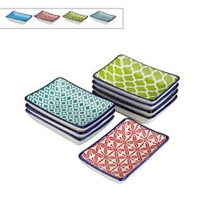 vancasso Juego de Platillos Rectangulares de 8 piezas Macar…