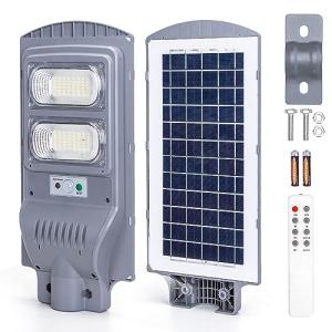 Aigostar - Farola solar exterior con sensor de movimiento,…