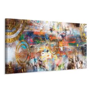 murando Cuadro en Lienzo Abstracto 120x40 cm Impresión de 1…