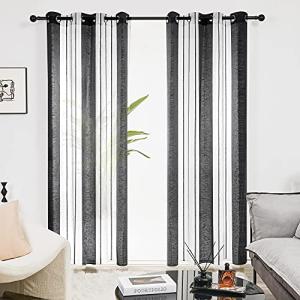 Deconovo Cortinas Translucidas, de Diseño Moderna， para Hab…