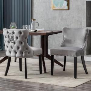 Ya-Home Juego 2 Sillas de Comedor Terciopelo Moderno Sillas…