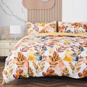 Funda Nordica Floral Multicolor Microfibra para Cama 80/90,…