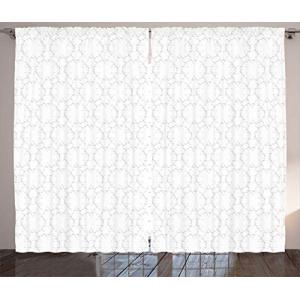 ABAKUHAUS Oriental Cortinas, Étnicos Motivos Circulares, Sa…