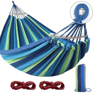 MOSFiATA Hamaca de 285x155 cm con barras separadoras, hamac…