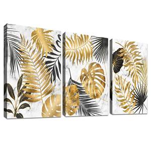 3 Pcs Marco de Madera Cuadro Modernos Lienzo Decorativos Pi…