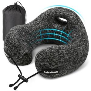 Radikor Almohada de Viaje, Cojin Cuello Viaje de Espuma Mem…
