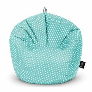 HAPPERS Puff Infantil Estampado Stars Turquesa con Relleno…