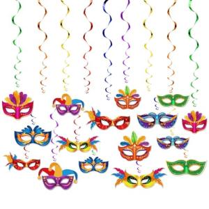 BOFUNX 16pcs Remolinos Colgantes Espirales Serpentinas Deco…