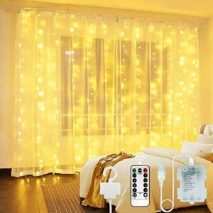 Cortina de Luces 300 LED - 3Mx3M USB y Luz de Cadena Alimen…